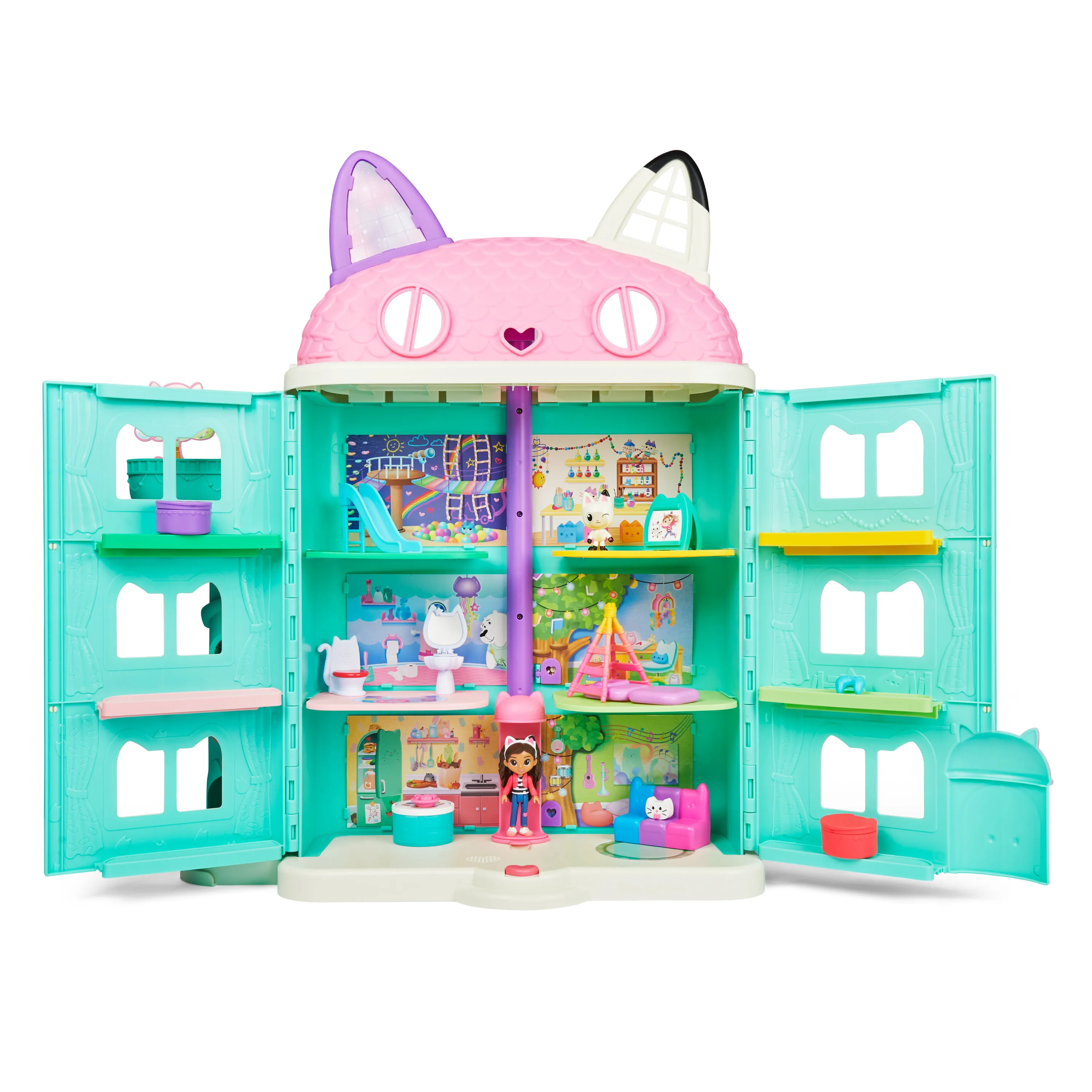 Spin Master Gabby's Dollhouse Gabby's Purrfect Dollhouse Play Building Spin Master Gabby's Dollhouse Gabby's Purrfect Dollhouse Play Building