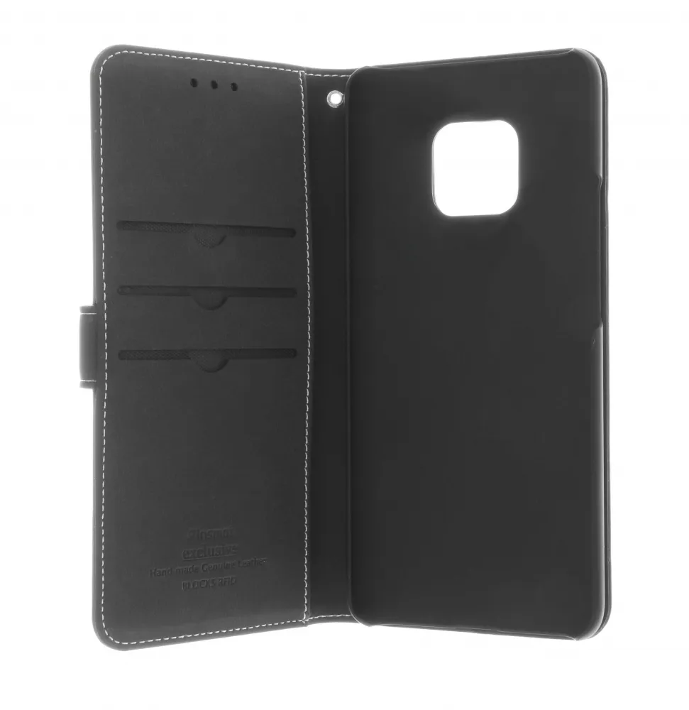 Insmat Flip Case, Huawei Mate 20 Pro - Wallet Case, Black
