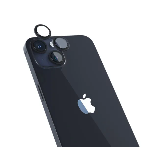Epico Aluminium Lens, iPhone 14 / 14 Plus - kameralinsskydd, Midnight