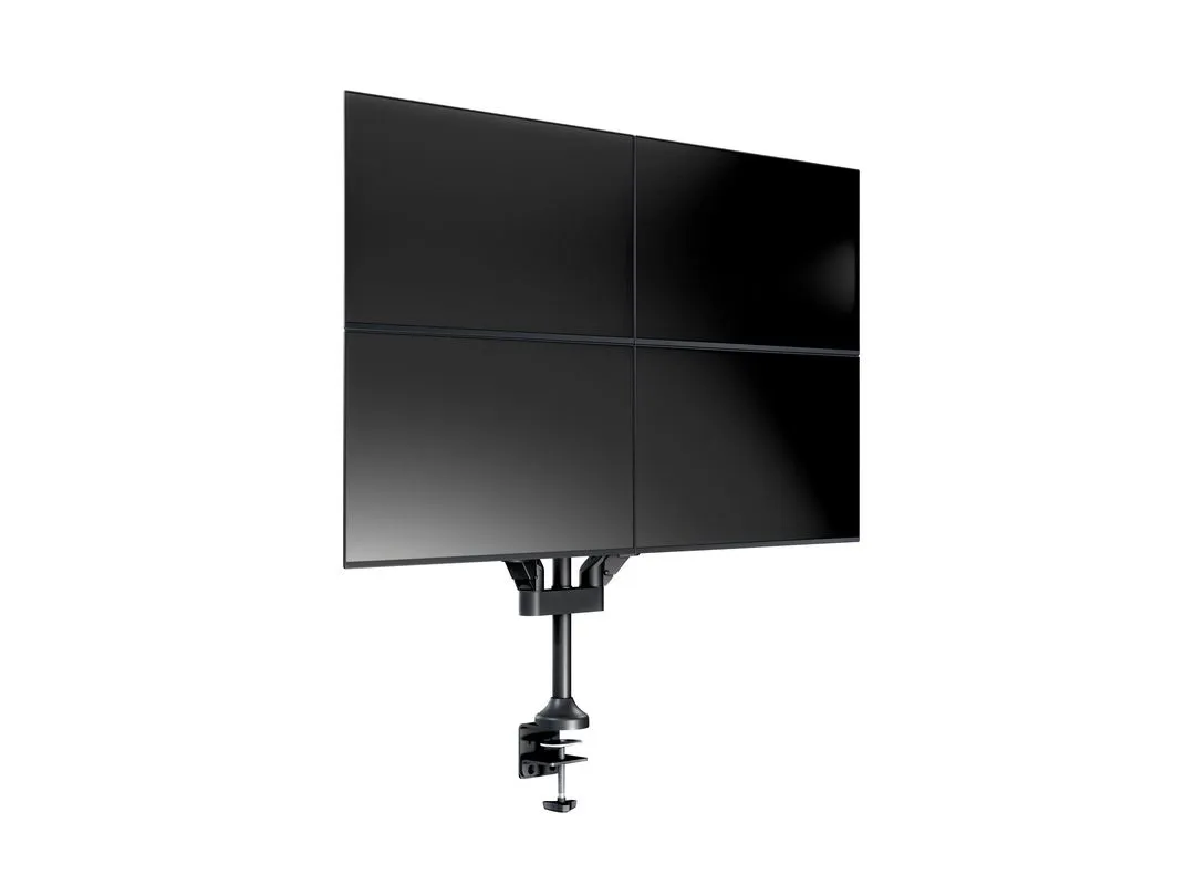 Multibrackets M VESA Gas Lift Arm Quad monitorarm, f&ouml;r 4 sk&auml;rmar, 15-32", med gasfj&auml;der, 10 kg, svart