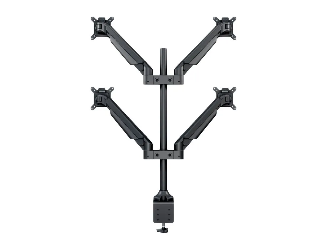 Multibrackets M VESA Gas Lift Arm Quad monitorarm, f&ouml;r 4 sk&auml;rmar, 15-32", med gasfj&auml;der, 10 kg, svart
