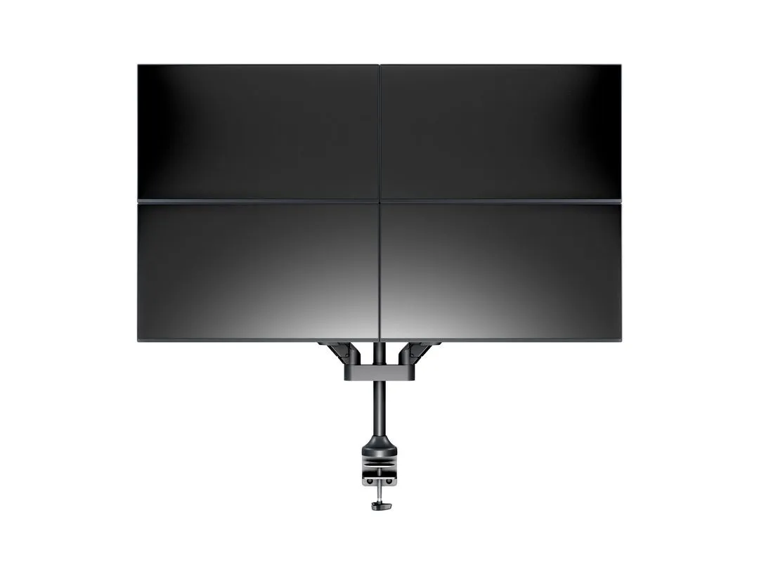Multibrackets M VESA Gas Lift Arm Quad monitorarm, f&ouml;r 4 sk&auml;rmar, 15-32", med gasfj&auml;der, 10 kg, svart