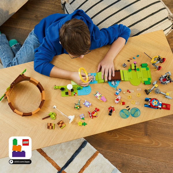 LEGO IDEAS 76994 Sonics Green Hill Zone Loop Challenge