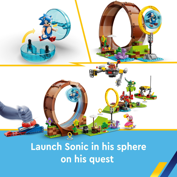 LEGO IDEAS 76994 Sonics Green Hill Zone Loop Challenge