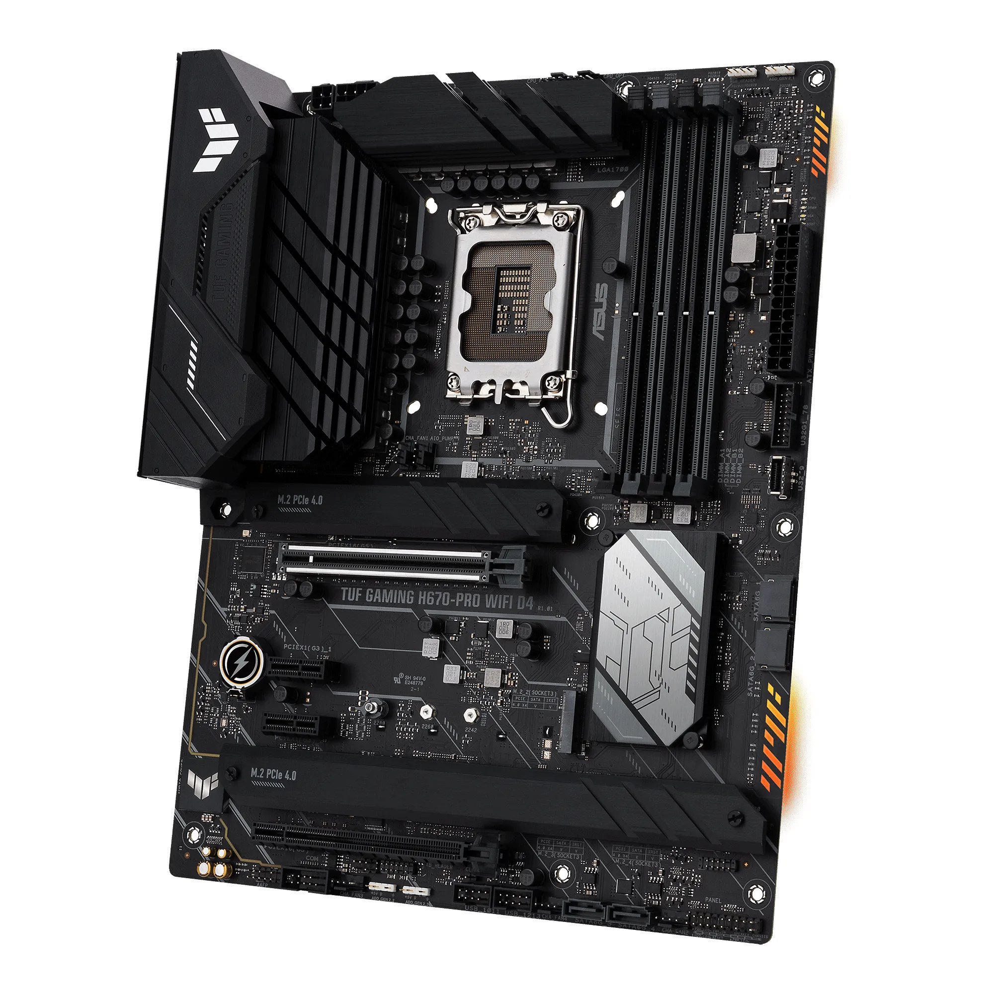 Asus TUF GAMING H670-PRO Wi-Fi DDR4 ATX - motherboard