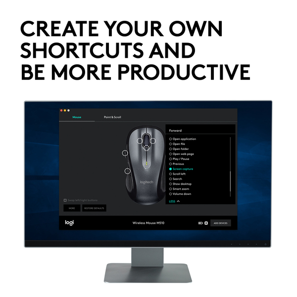 Logitech M510 - wireless mouse