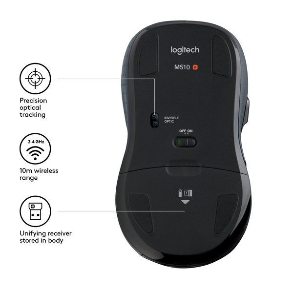 Logitech M510 - wireless mouse