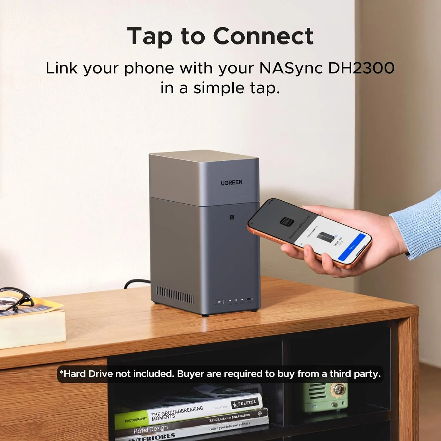 UGREEN NASync DH2300 - Network Attached Storage, Grey