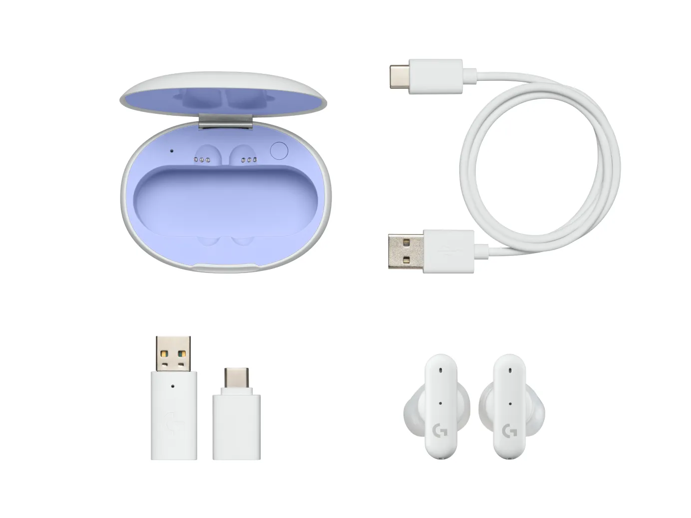 Logitech G FITS True Wireless - wireless headphones, white Logitech G FITS True Wireless - wireless headphones, white