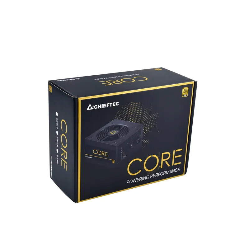 Chieftec Core BBS-500S 500W - nätaggregat, 80 Plus Gold