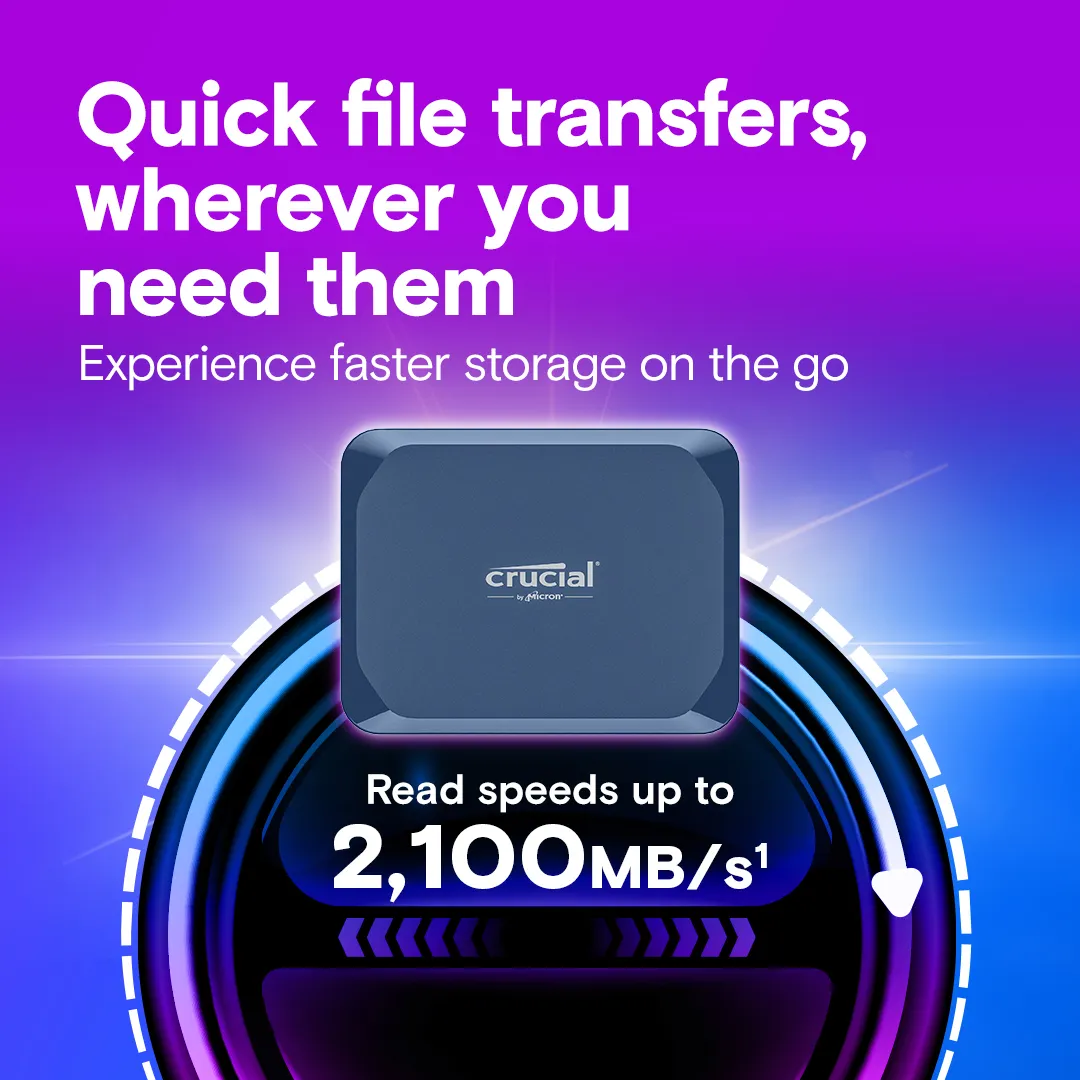 Crucial X10 1 Tt -ulkoinen SSD