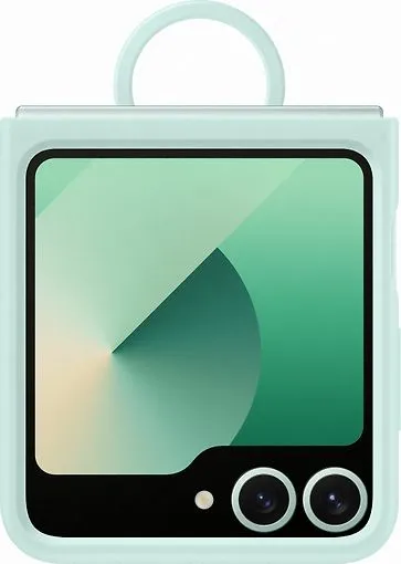 Samsung Galaxy Z Flip6 -silikonskal, Mintgr&ouml;n