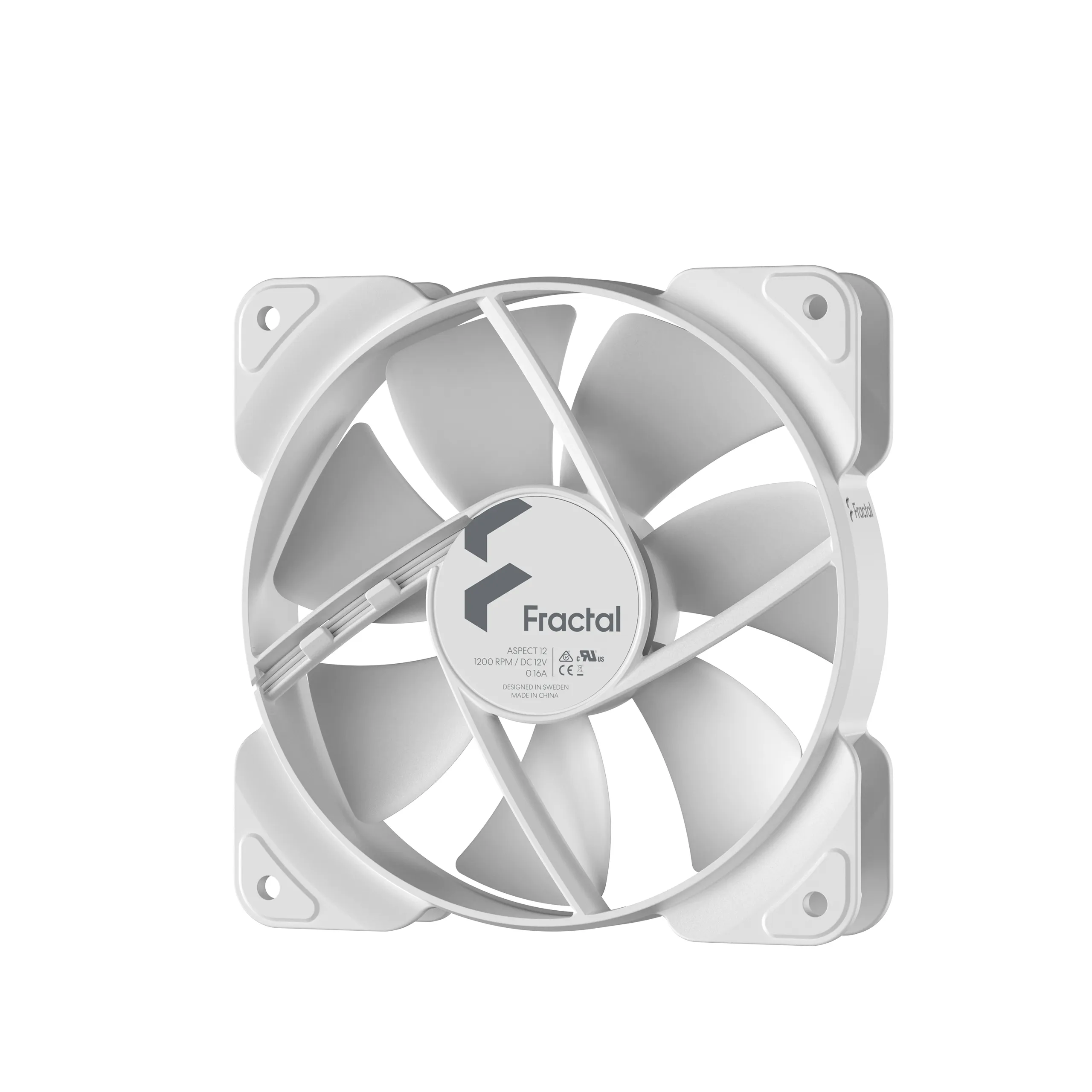 Fractal Design Aspect 12, 120mm - case fan, white