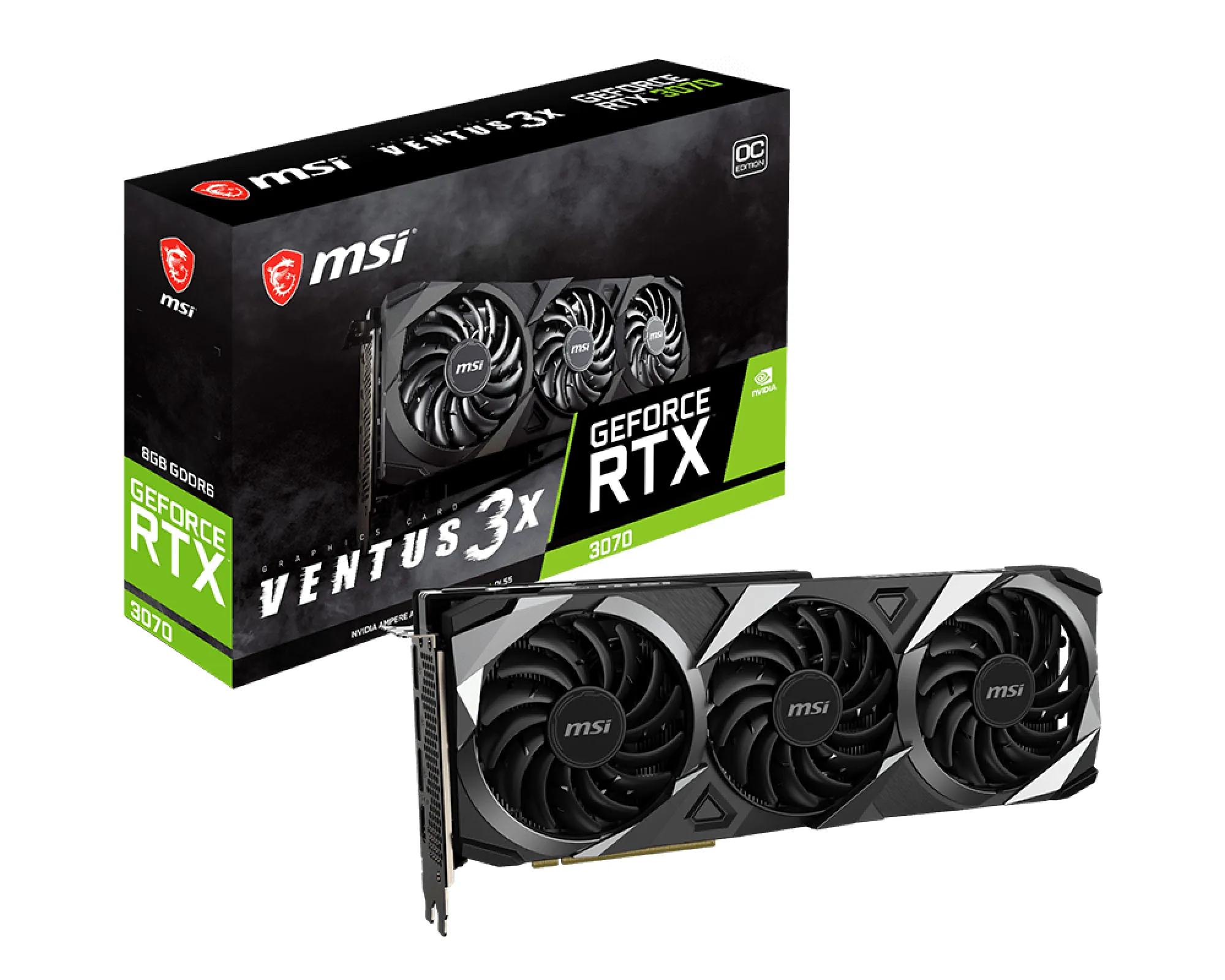 MSI GeForce RTX 3070 Ventus 3X OC 8 GB - Grafikkort