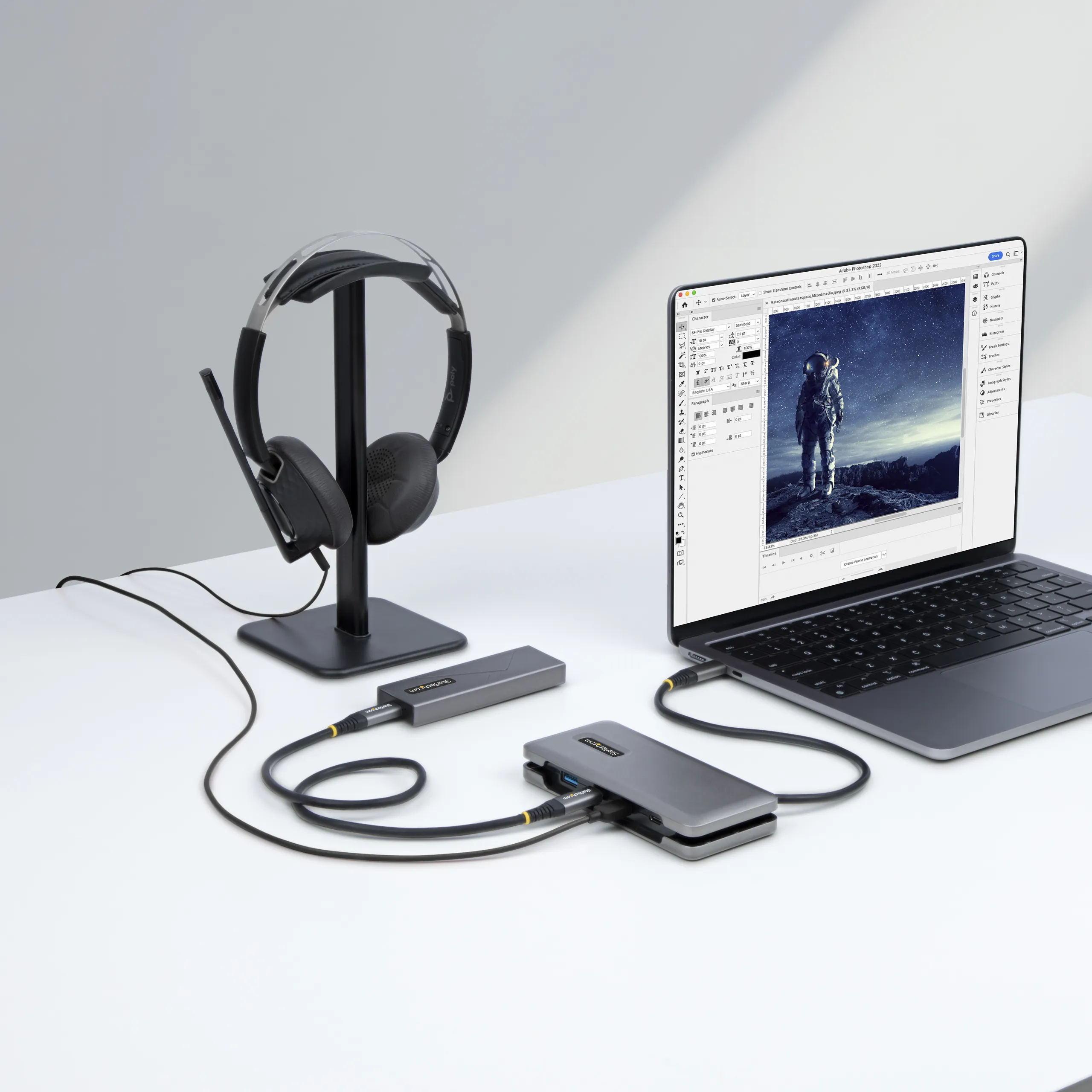 Startech USB-C - 1x USB-A/3x USB-C - USB hub