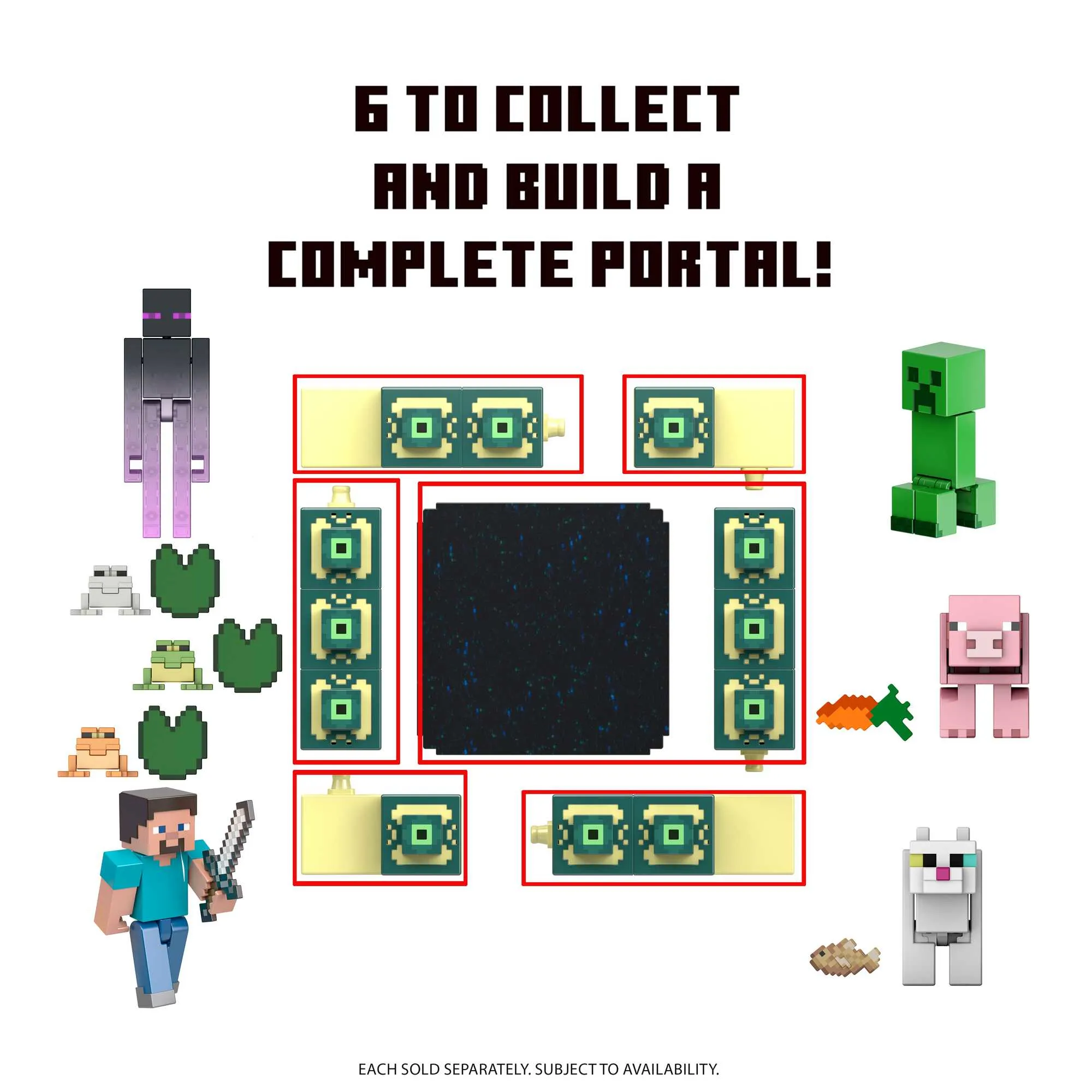 Mattel Minecraft Core Figure Creeper, Game Character
