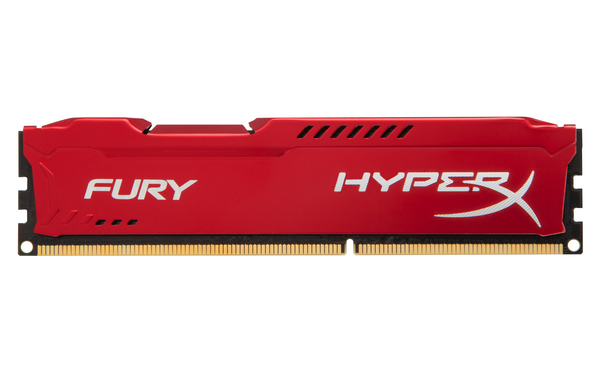 Kingston 4GB (1x4GB) HyperX Fury, DDR3 1866MHz - punainen
