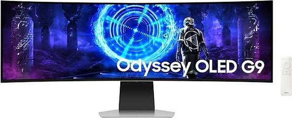 Samsung Odyssey OLED G9 LS49DG950SUXDU 49" DQHD, OLED, 240Hz, USB-C hub -kaareva pelinäyttö