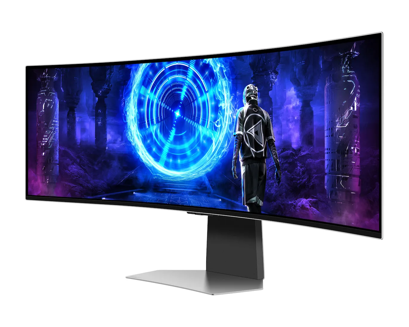 Samsung Odyssey OLED G9 LS49DG950SUXDU 49" DQHD, OLED, 240Hz, USB-C hub curved gamingsk&auml;rm