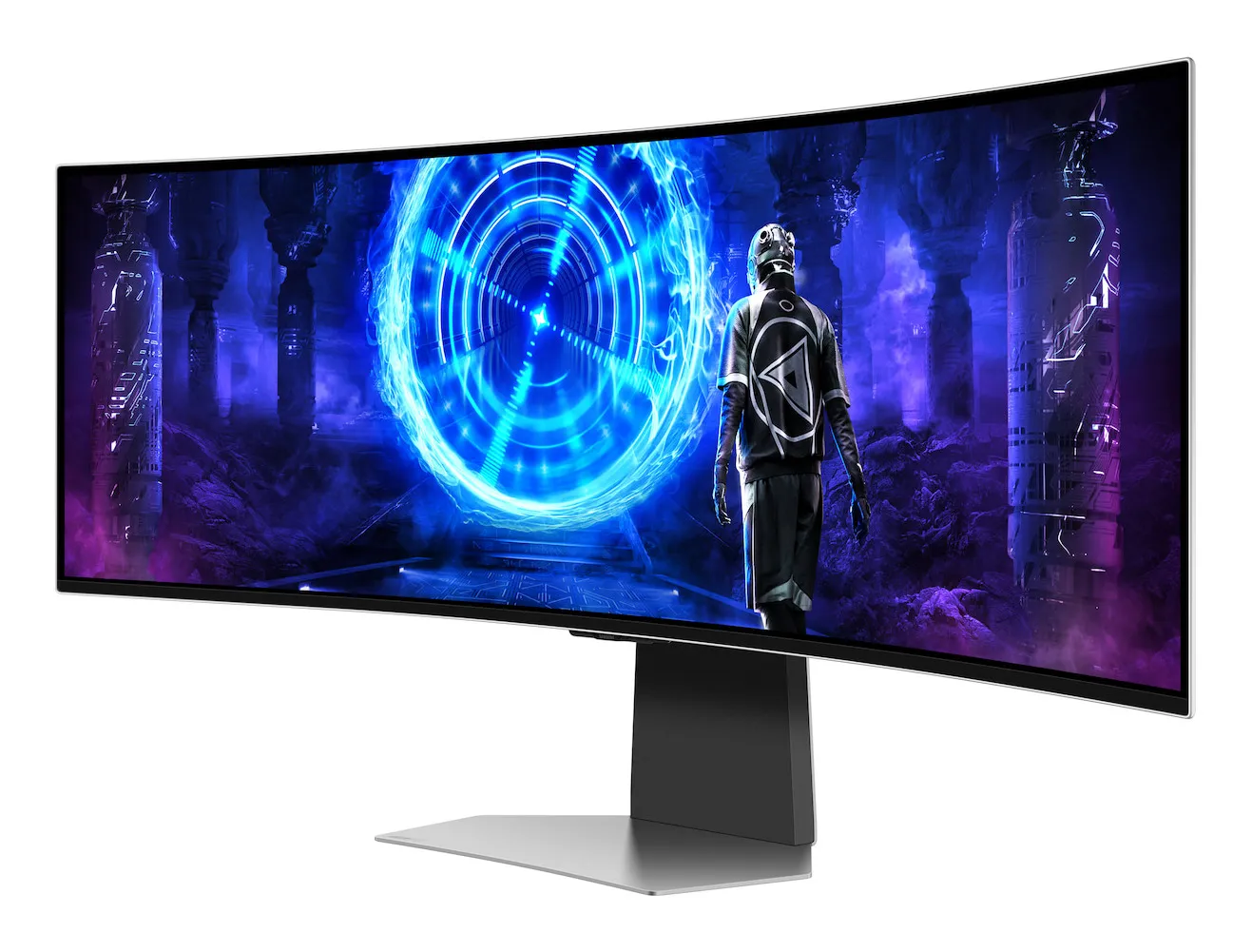 Samsung Odyssey OLED G9 LS49DG950SUXDU 49" DQHD, OLED, 240Hz, USB-C hub curved gamingsk&auml;rm