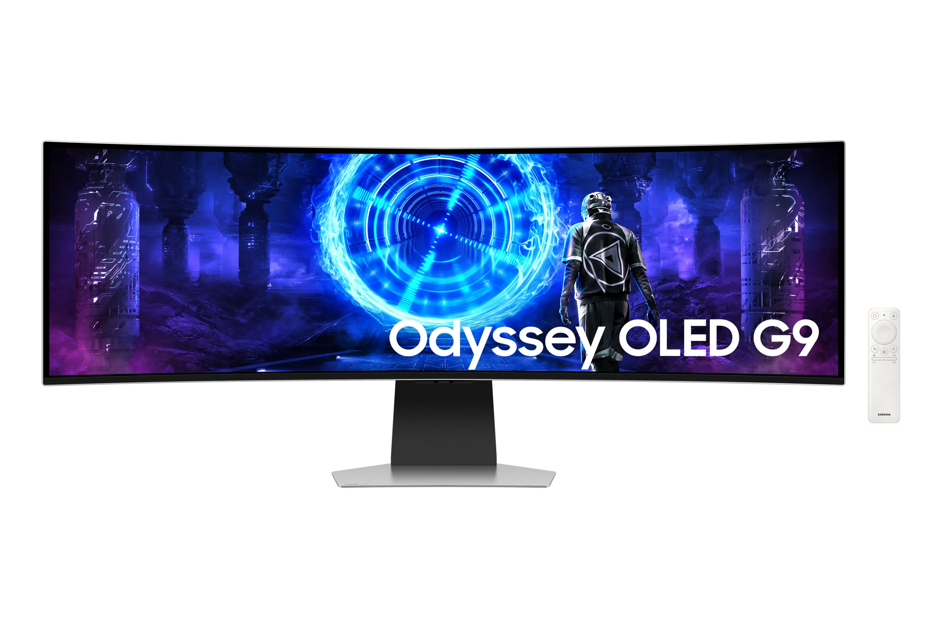 Samsung Odyssey OLED G9 LS49DG950SUXDU 49" DQHD, OLED, 240Hz, USB-C hub curved gamingsk&auml;rm
