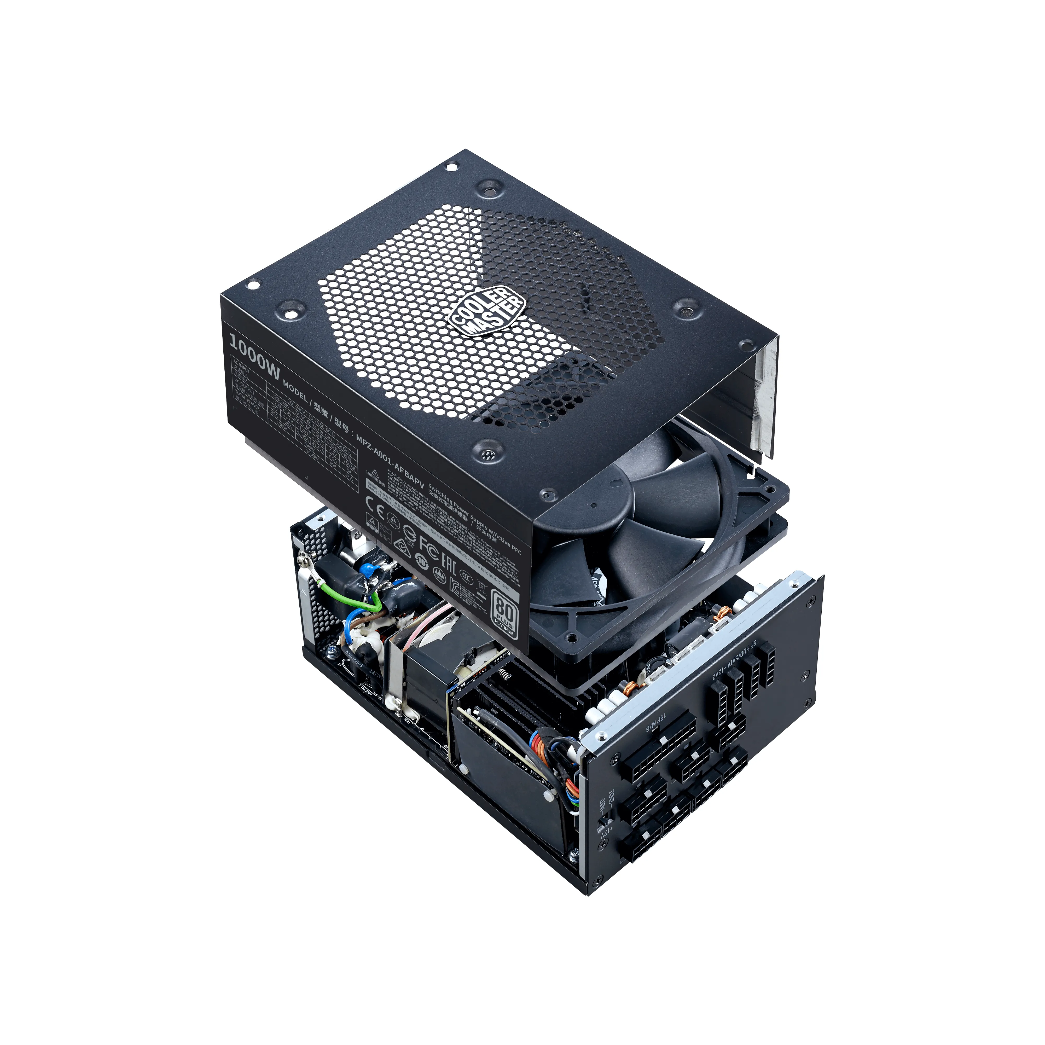 Cooler Master V Platinum V1000 1000W - Power supply, 80 Plus Platinum