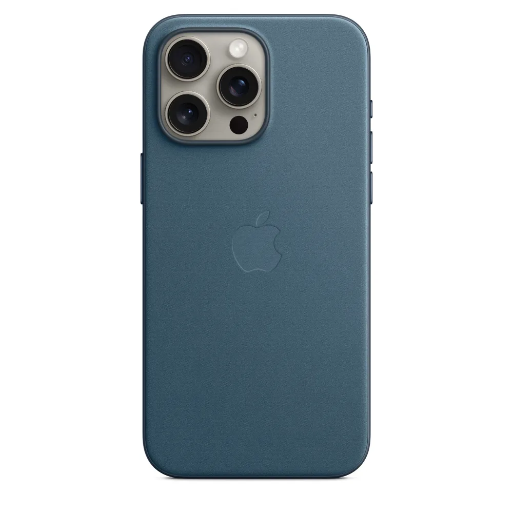 Apple iPhone 15 Pro Max, MagSafe - FineWoven case, Pacific Blue