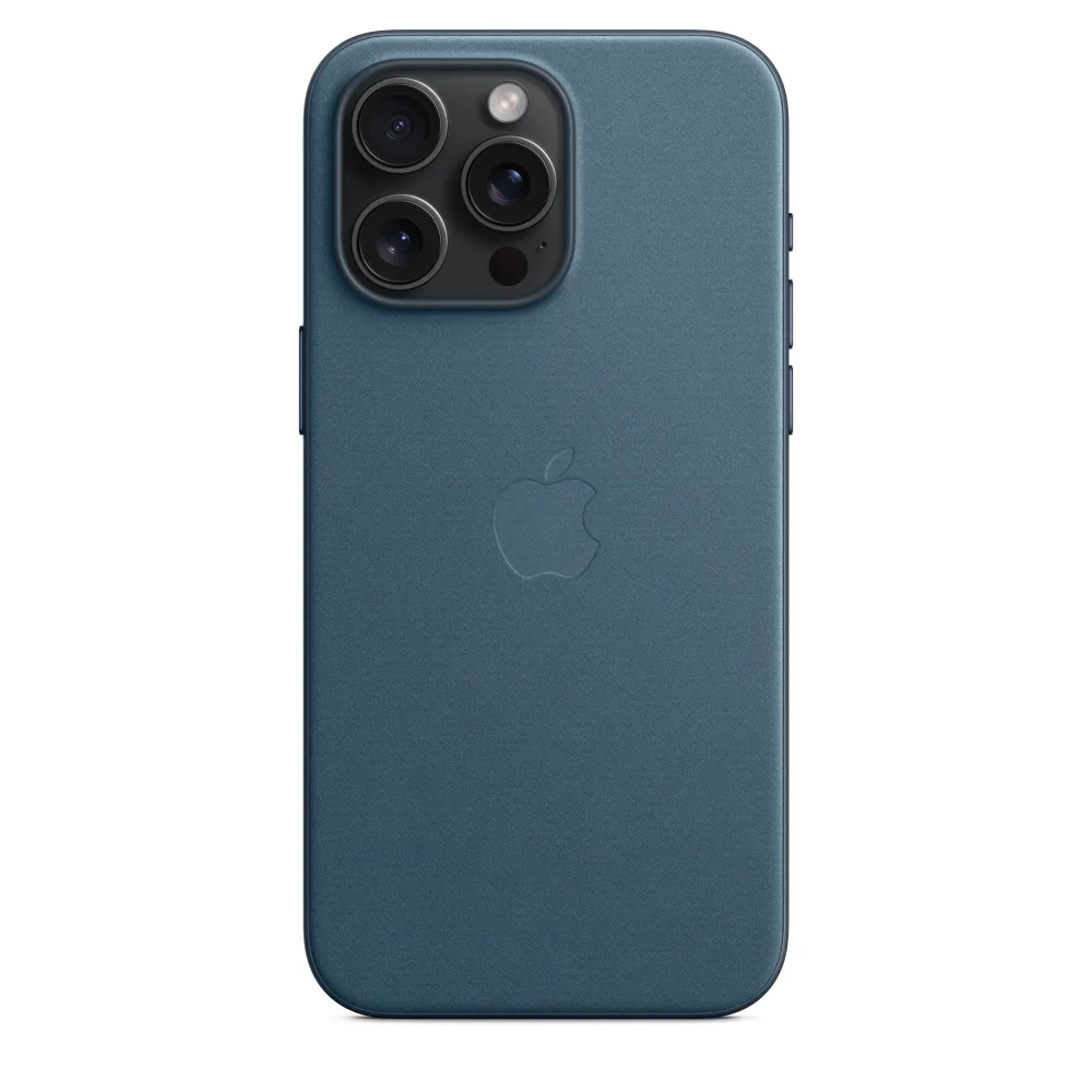 Apple iPhone 15 Pro Max, MagSafe - FineWoven case, Pacific Blue