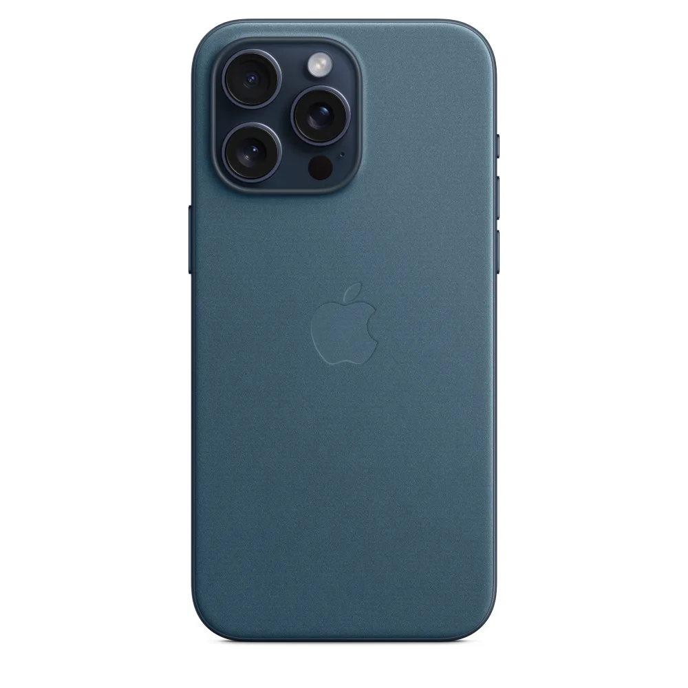 Apple iPhone 15 Pro Max, MagSafe - FineWoven case, Pacific Blue