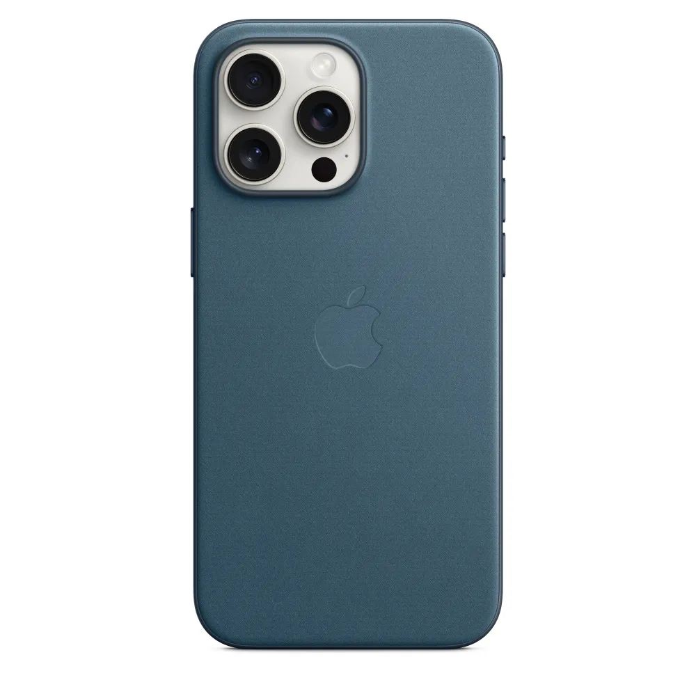 Apple iPhone 15 Pro Max, MagSafe - FineWoven case, Pacific Blue