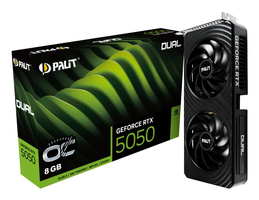 Palit GeForce RTX 5050 Dual OC 8GB - Graphics card