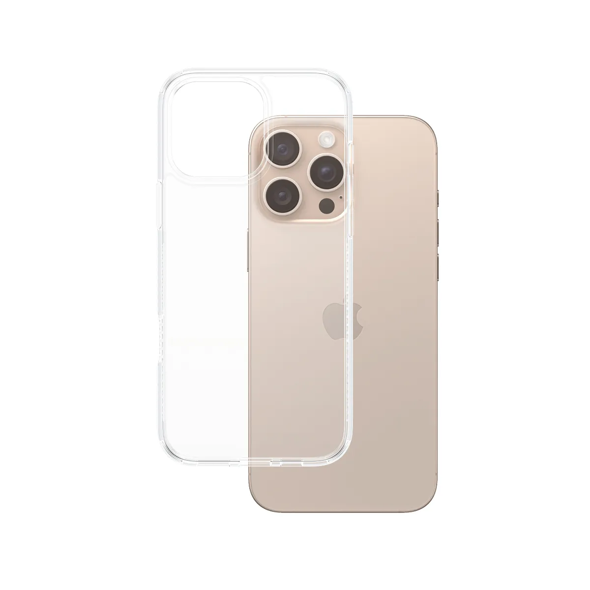 PanzerGlass iPhone 16 Pro HardCase skal, Transparent