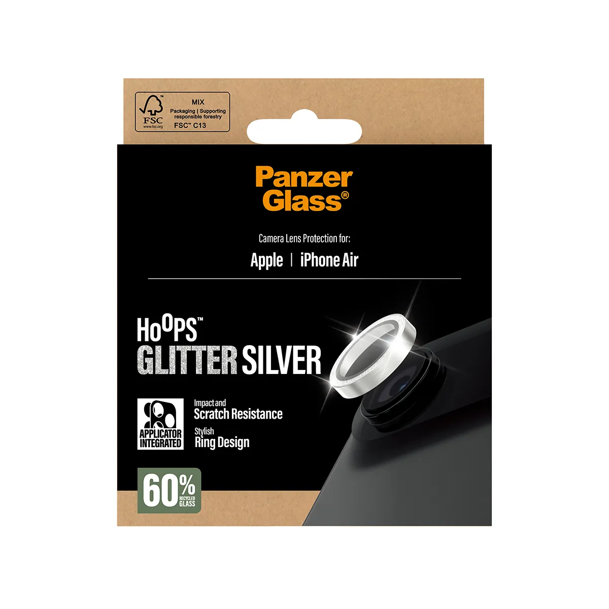 Panzerglass iPhone 17 Air - linsskydd, Silver