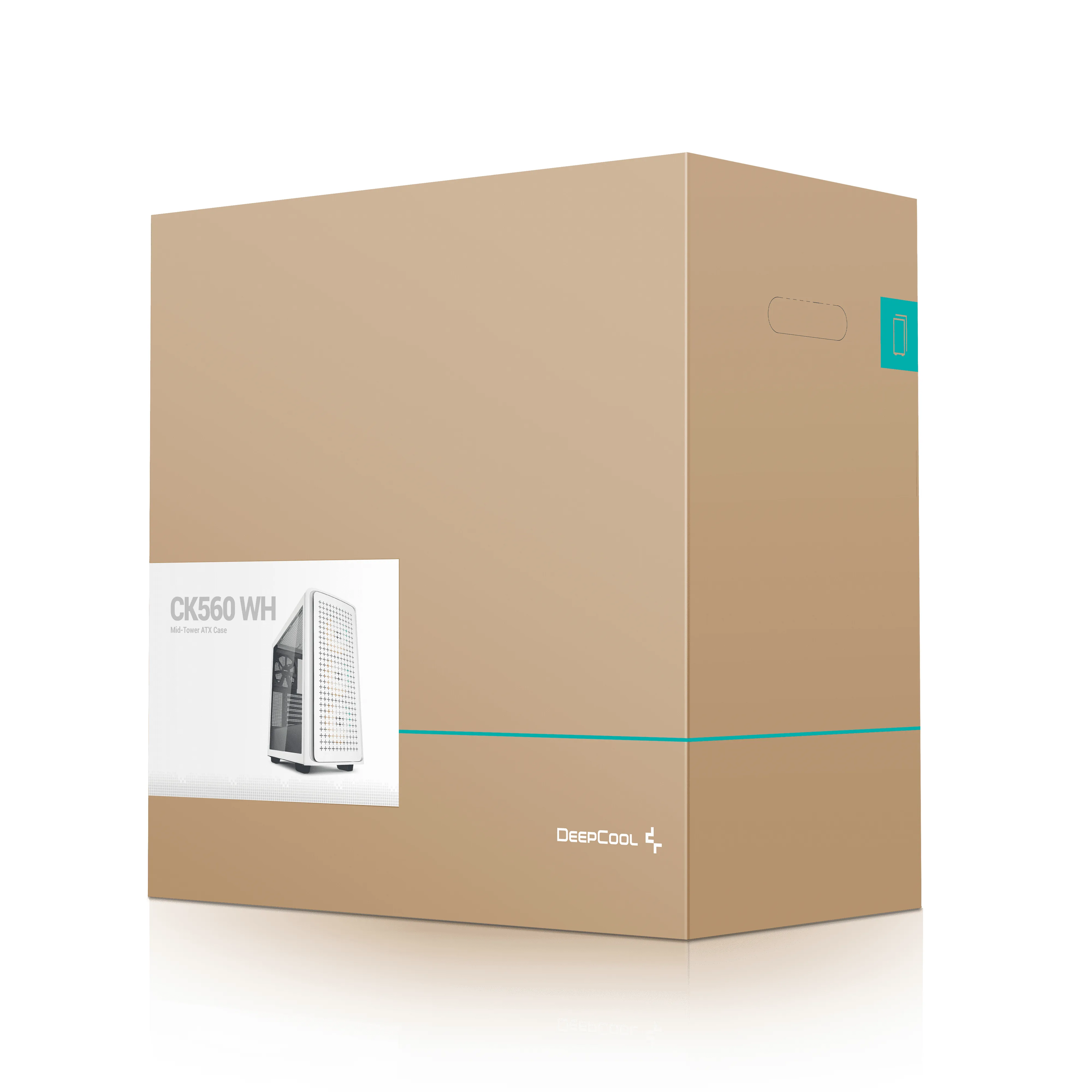 DEEPCOOL CK560 Midi-Tower Case with window, White