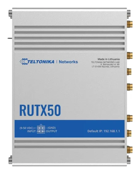 RUTX50 Industrial 5G Cellular