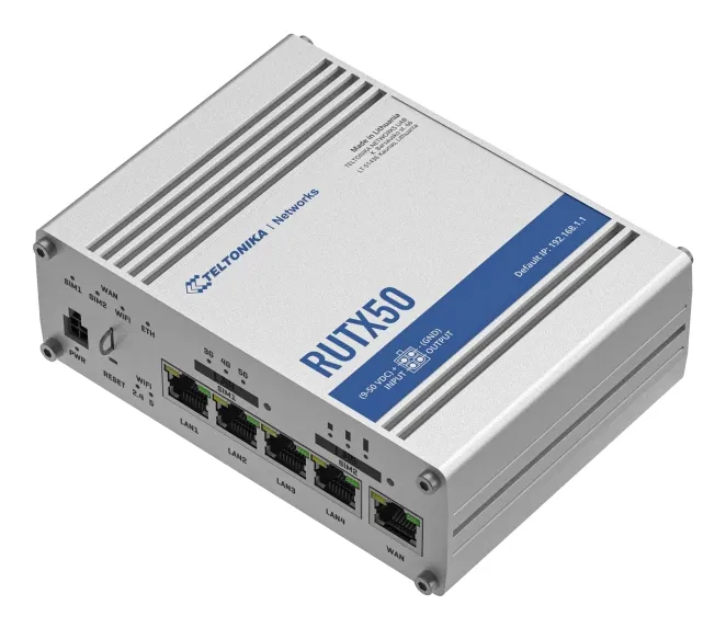 RUTX50 Industrial 5G Cellular