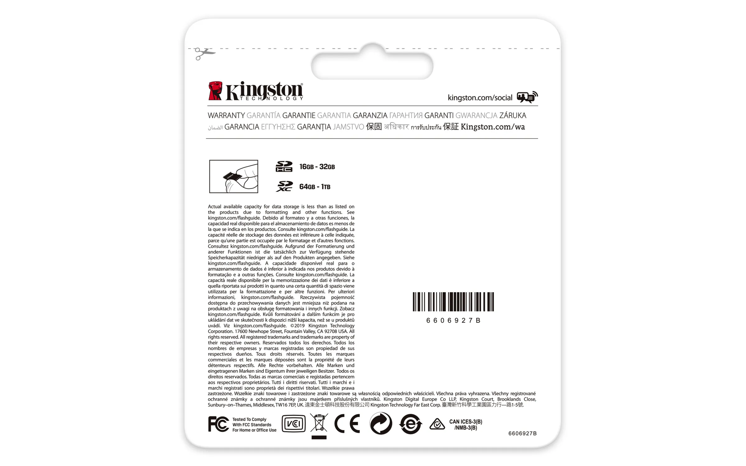 Kingston Canvas Select Plus 32GB SDHC - memory card