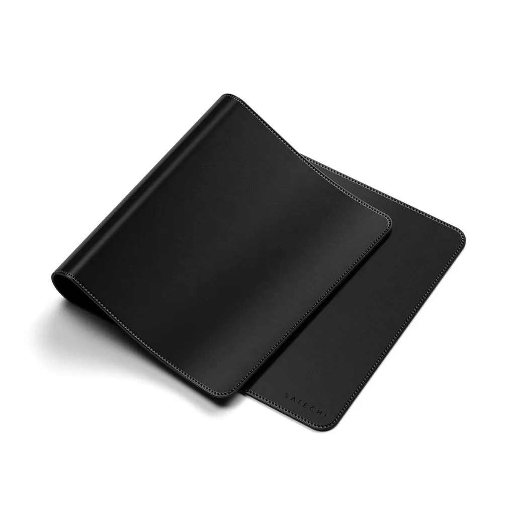 Satechi Premium vegansk läder - skrivbordsmatta, svart, 680x314mm