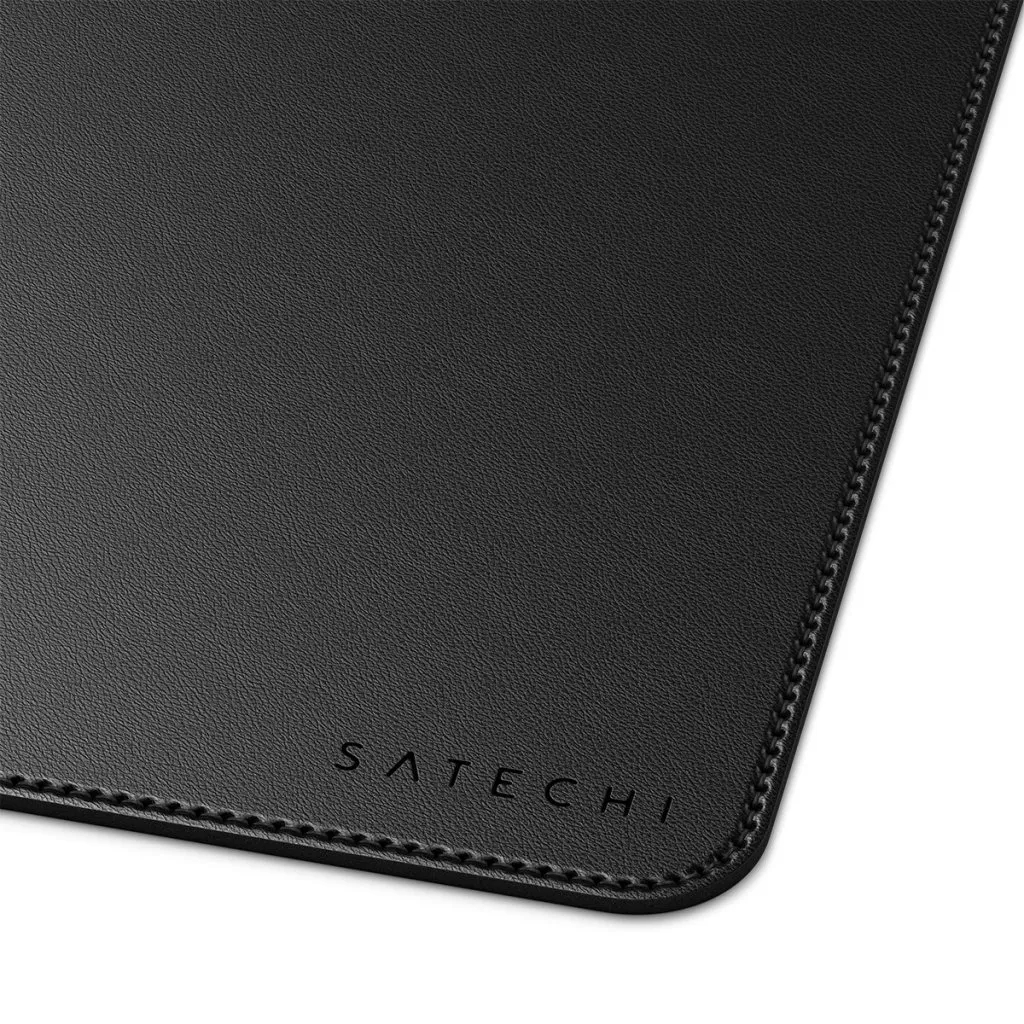 Satechi Premium vegansk läder - skrivbordsmatta, svart, 680x314mm