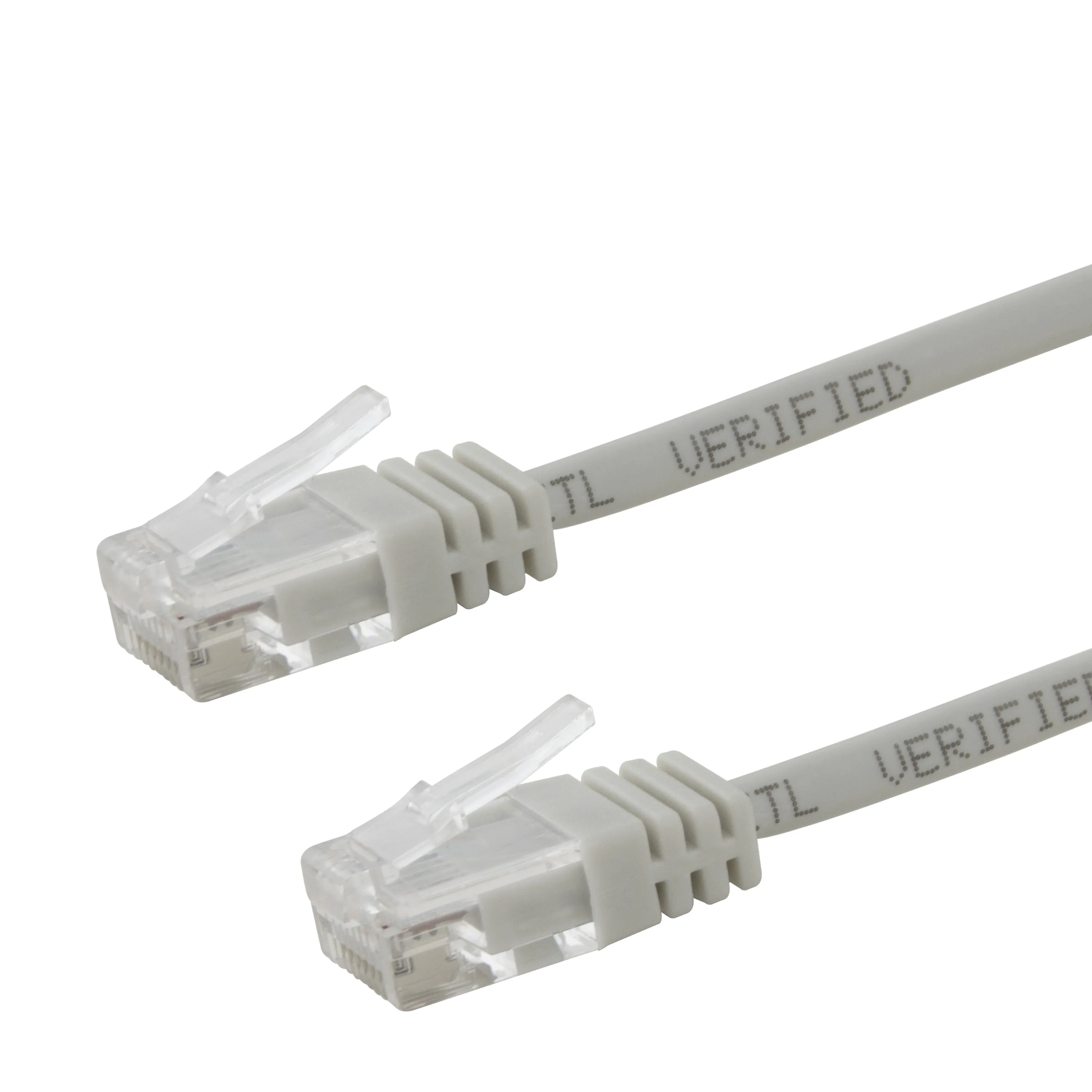 Deltaco Cat6 UTP RJ45 0.5m -verkkokaapeli, harmaa