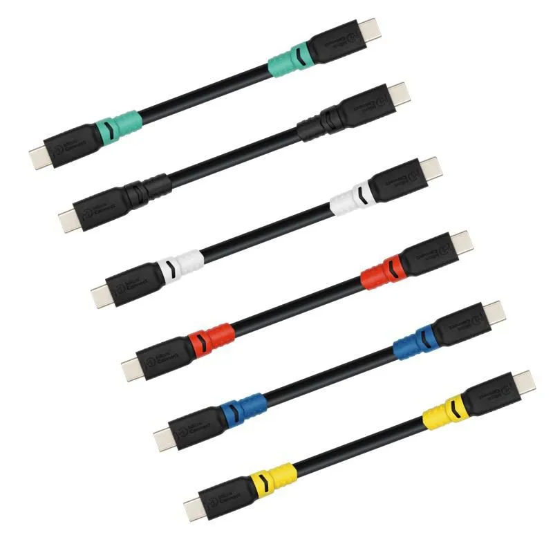MicroConnect ColorFlex USB 3.2 Gen 2x2 LSZH USB-C -kaapeli, 100 W, 2 m, musta