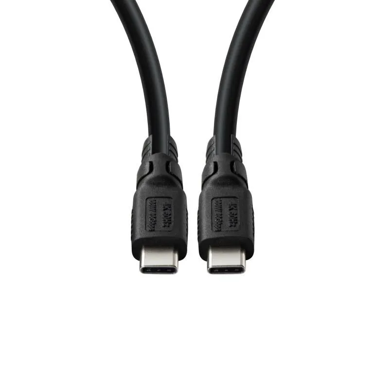 MicroConnect ColorFlex USB 3.2 Gen 2x2 LSZH USB-C -kaapeli, 100 W, 2 m, musta