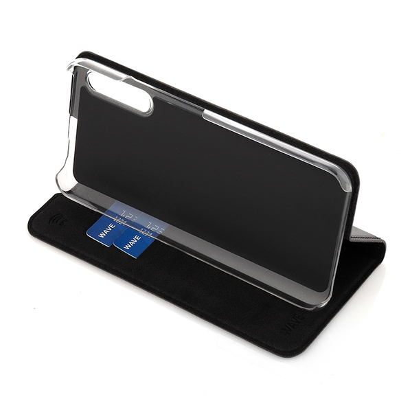 Wave Book Case, Huawei P Smart Pro - flipfodral, Svart