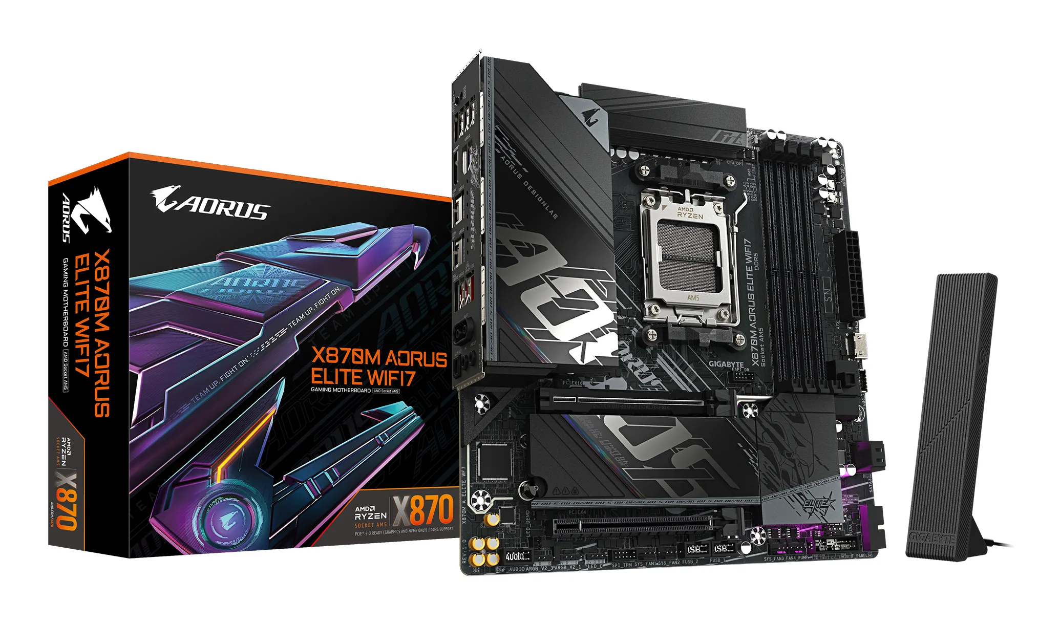 Gigabyte X870M AORUS ELITE WiFi 7 AM5 mATX Motherboard Gigabyte X870M AORUS ELITE WiFi 7 AM5 mATX Motherboard