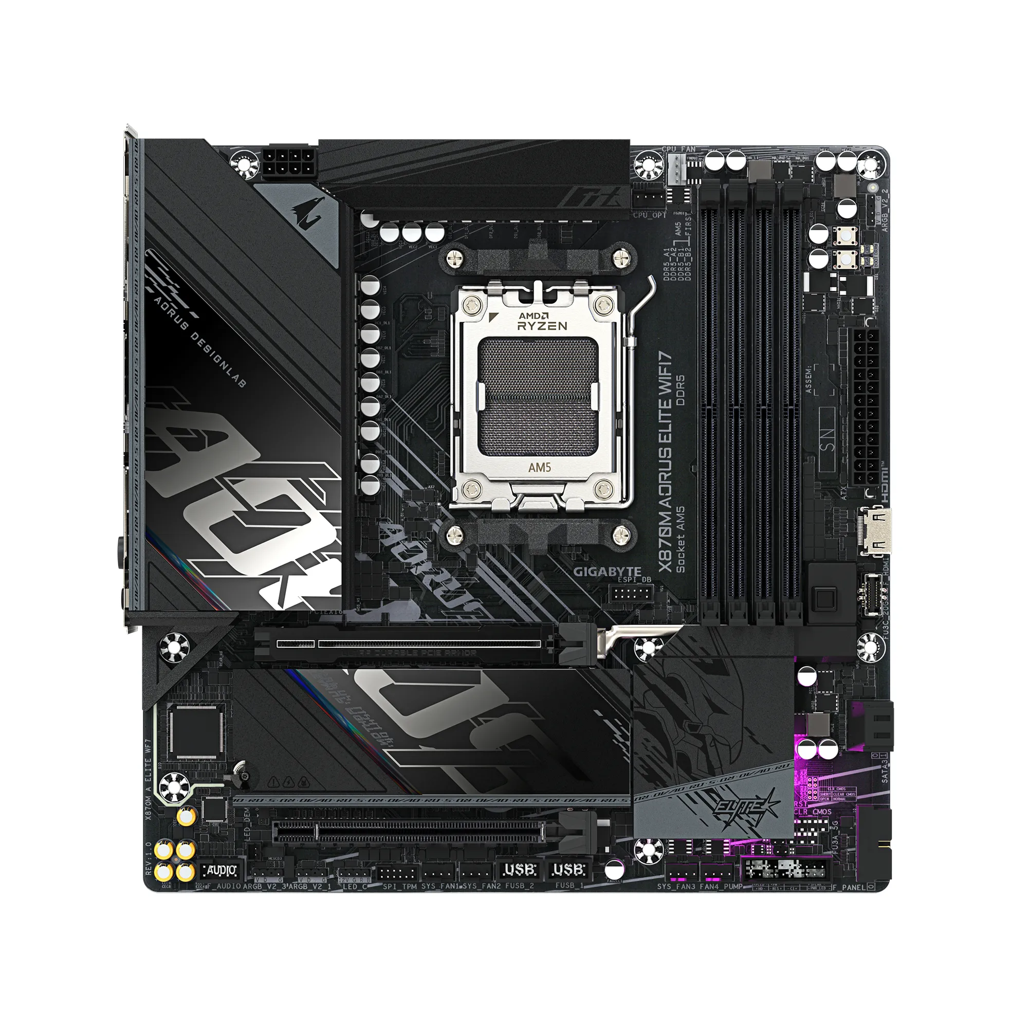 Gigabyte X870M AORUS ELITE WiFi 7 AM5 mATX Motherboard Gigabyte X870M AORUS ELITE WiFi 7 AM5 mATX Motherboard