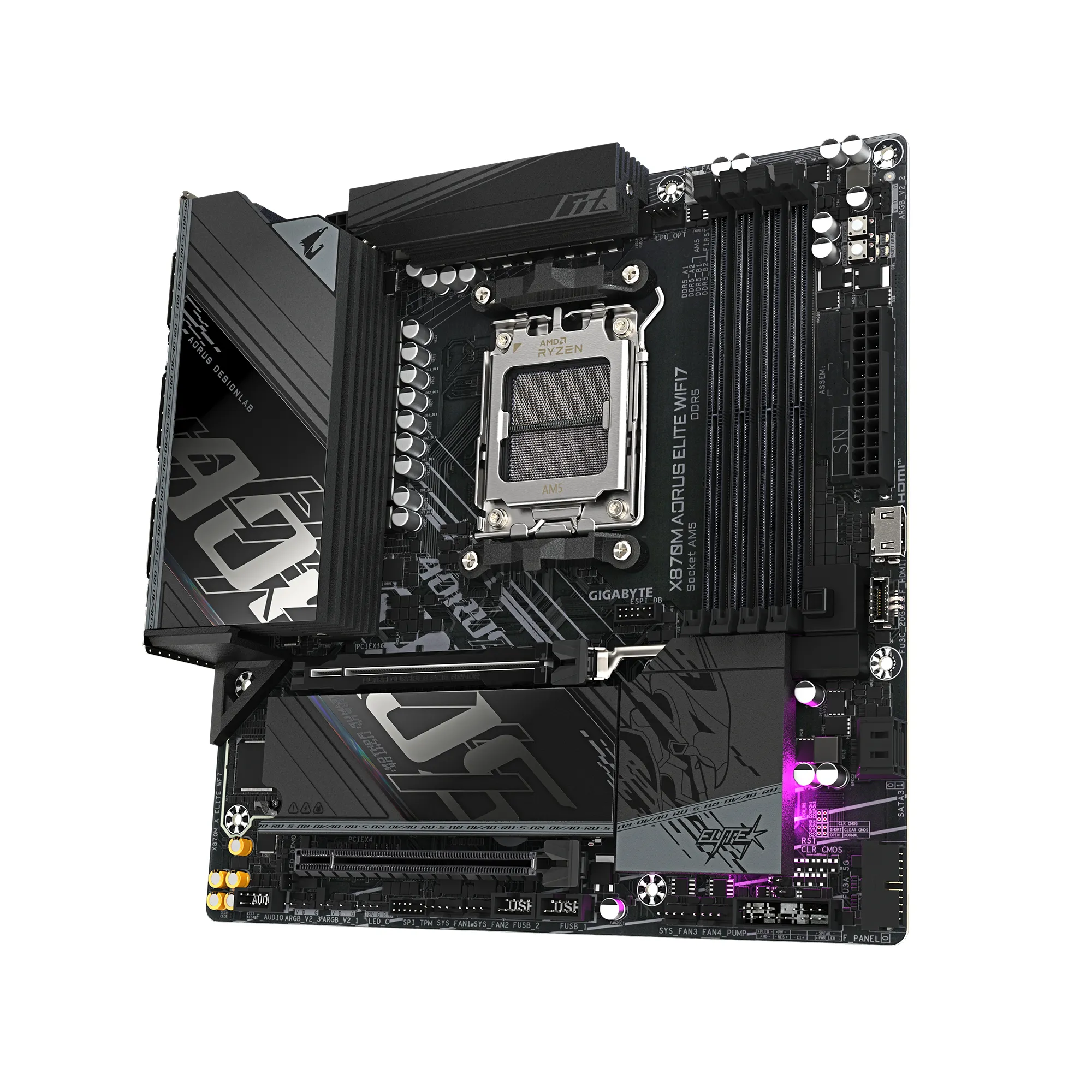 Gigabyte X870M AORUS ELITE WiFi 7 AM5 mATX Motherboard Gigabyte X870M AORUS ELITE WiFi 7 AM5 mATX Motherboard