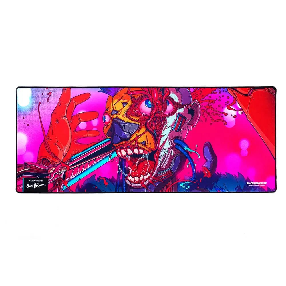 X-Gamer - gaming mousepad, 1110x450 mm, Cyber Bot