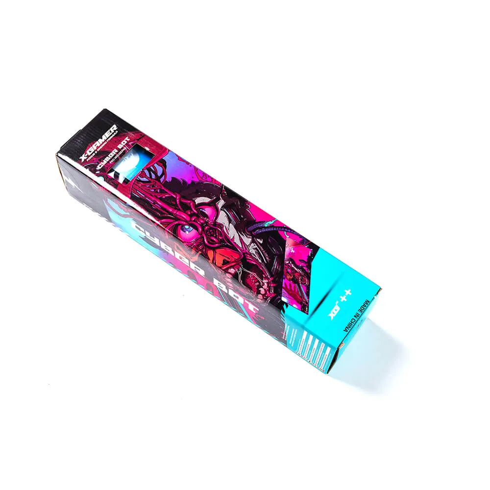 X-Gamer - pelihiirimatto, 1110x450 mm, Cyber Bot