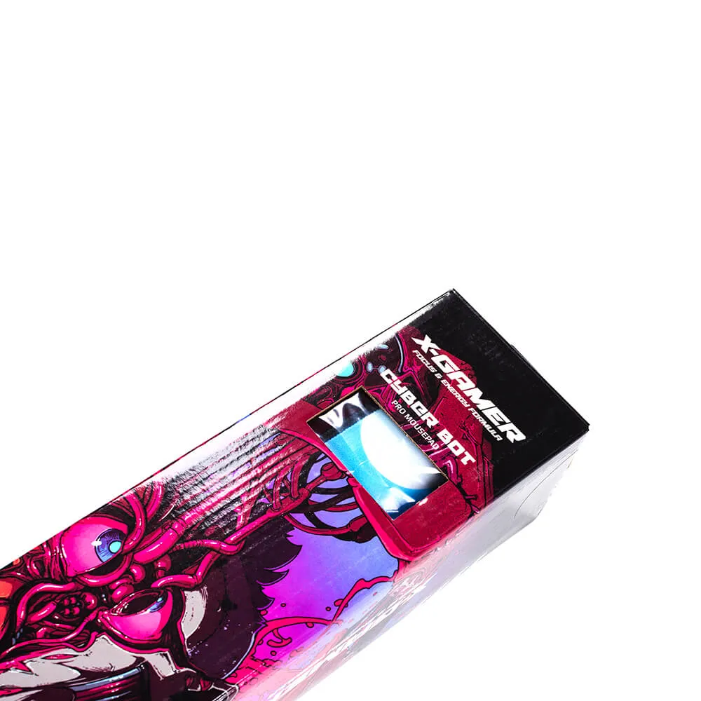 X-Gamer - pelihiirimatto, 1110x450 mm, Cyber Bot