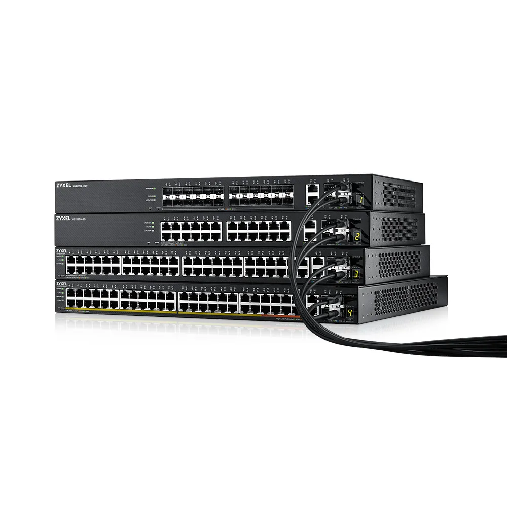ZYXEL XGS2220-30 L3 Access Switch 24x1G RJ45 2x10mG RJ45 4x10G SFP+ Uplink incl. 1Year NebulaFlex Pro